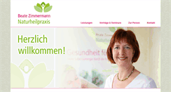 Desktop Screenshot of beate-zimmermann.com